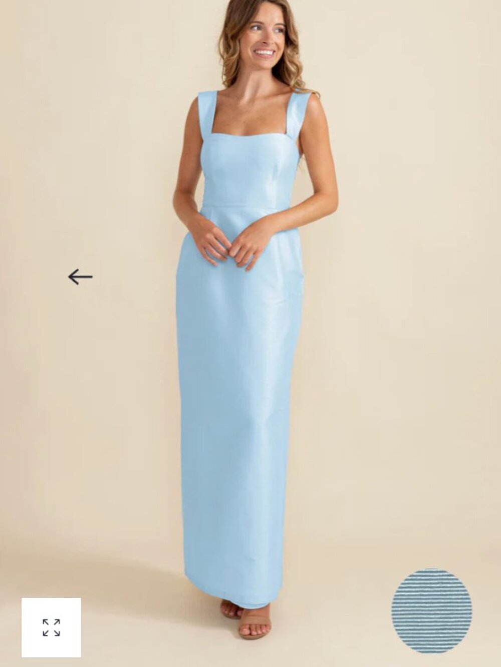 LulaKate Beckett Bodice With Straight Skirt in Drapey Bengaline